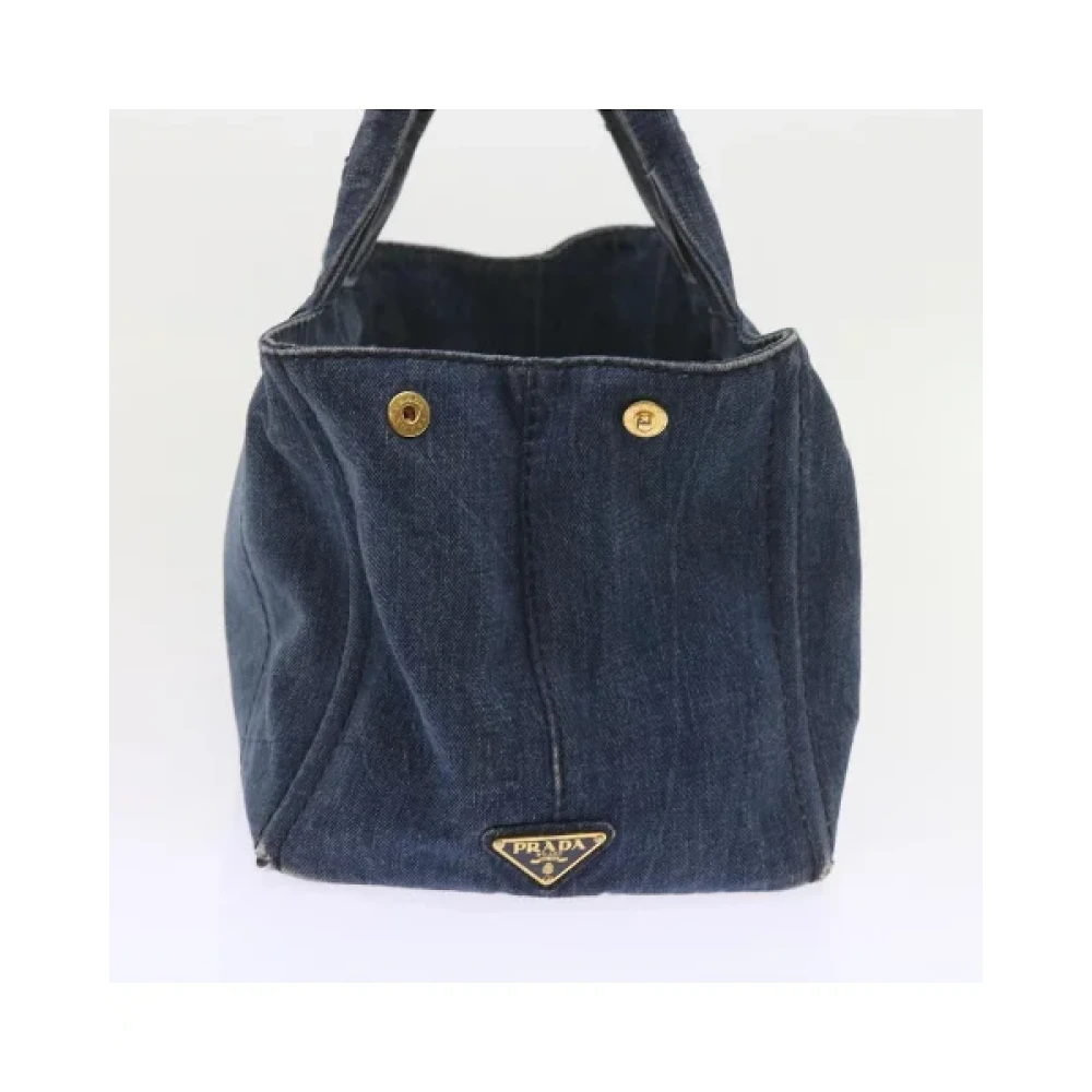 Prada Vintage Pre-owned Denim prada-bags Blue Dames