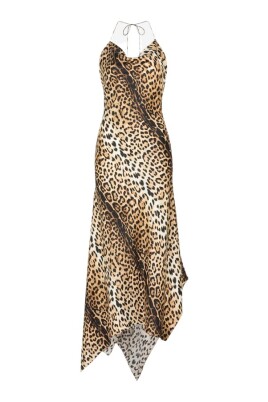 jaguar-print-halterneck-silk-maxi-dress