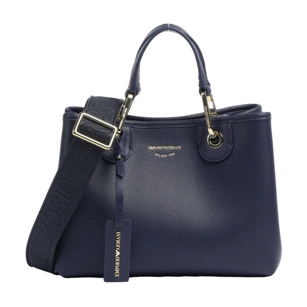 Giorgio Armani Blauwe Synthetische Dames Shopper Blue Dames