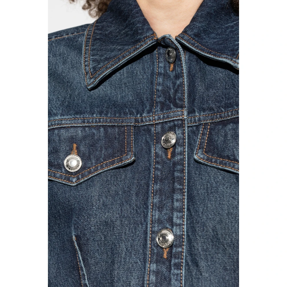SPORTMAX Denim jas Filato Blue Dames