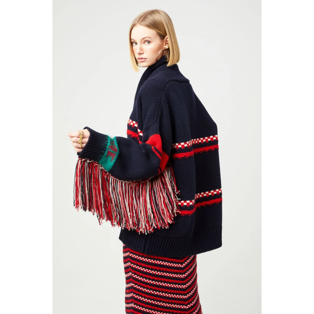 Giada Benincasa Blauwe Sweaters voor Vrouwen Multicolor Dames