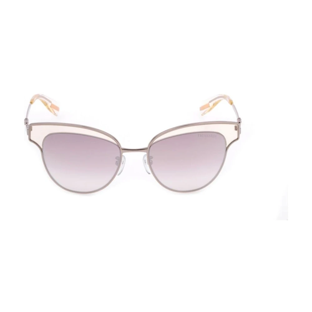 Trussardi Women's Gray Stylish Metal Sunglasses