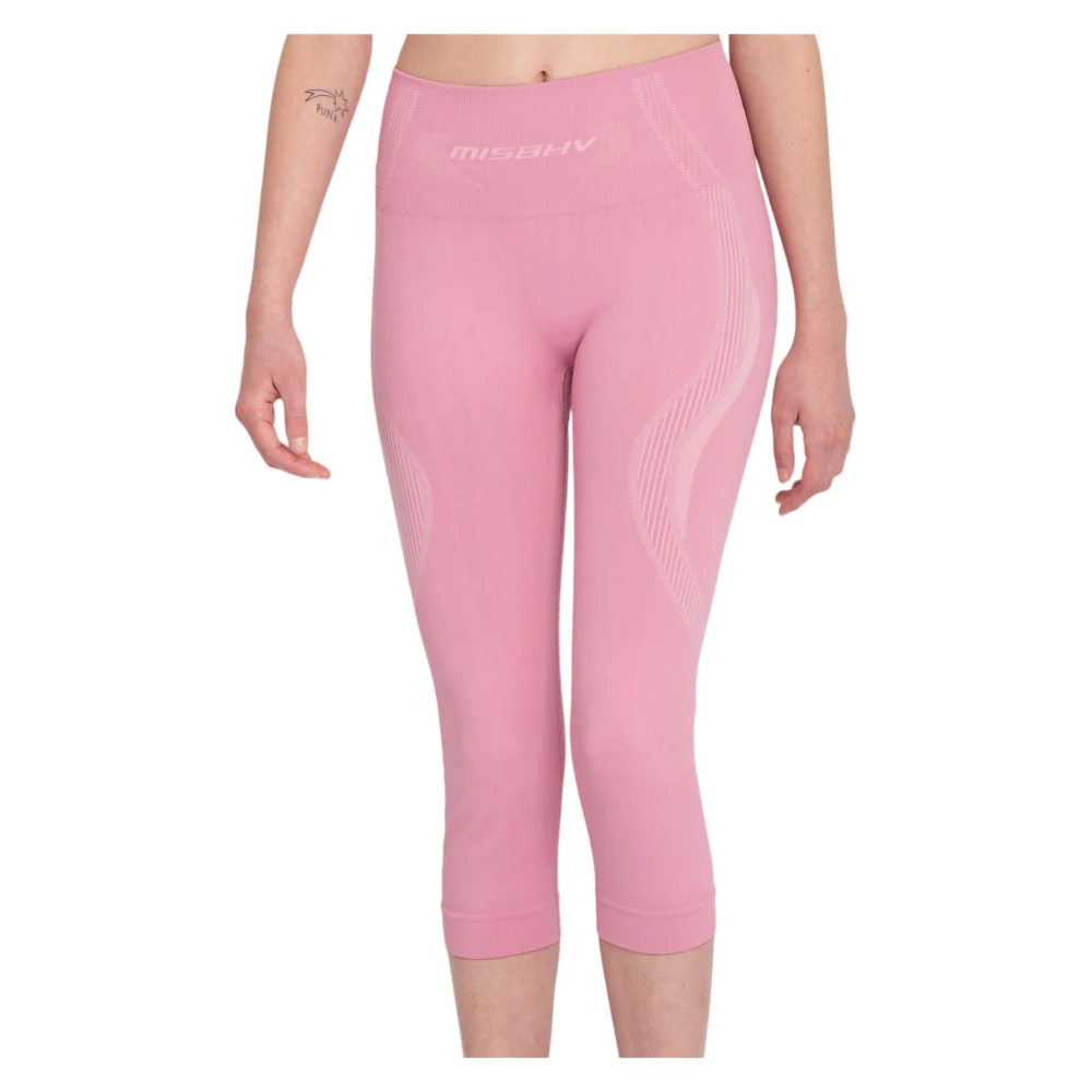 Misbhv Sport Capri Leggings Pink Dames