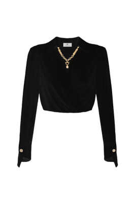 black-georgette-shirt-with-v-neckline