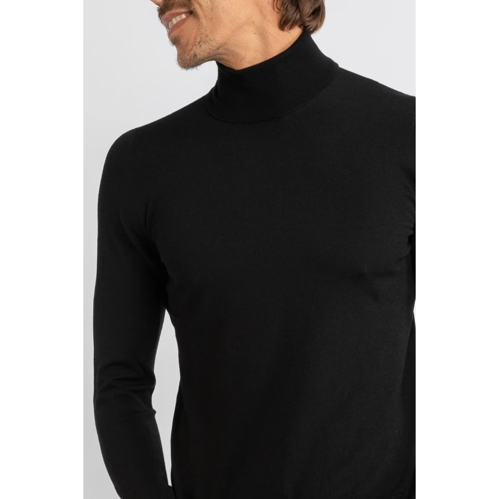 Gran Sasso Zwarte wollen coltrui Black Heren