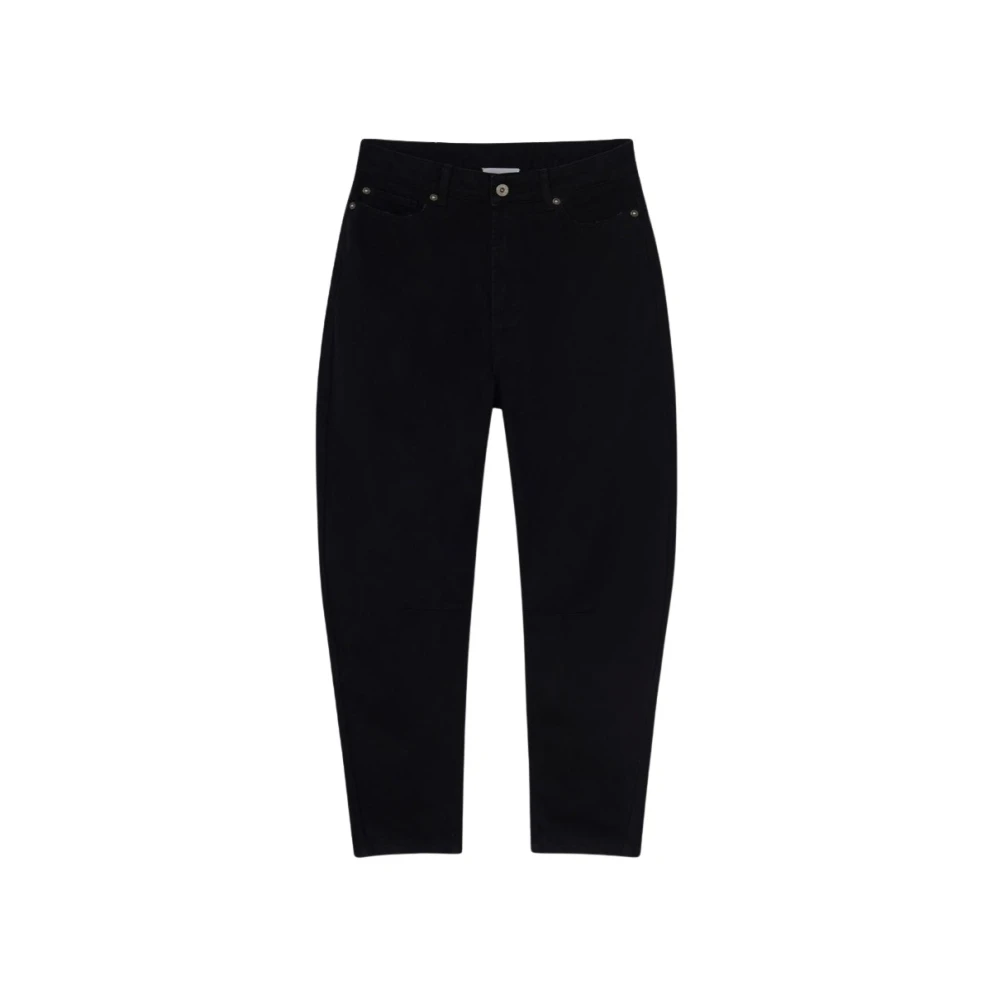 Halfboy Zwarte Banaan Been Jeans Black Dames