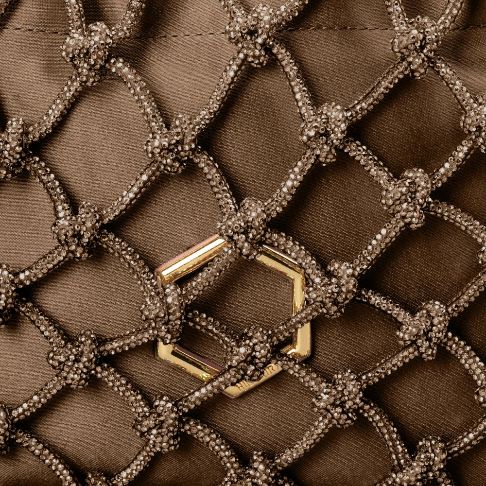 Hibourama Carrie Fonkelende Mini Tas Brown Dames