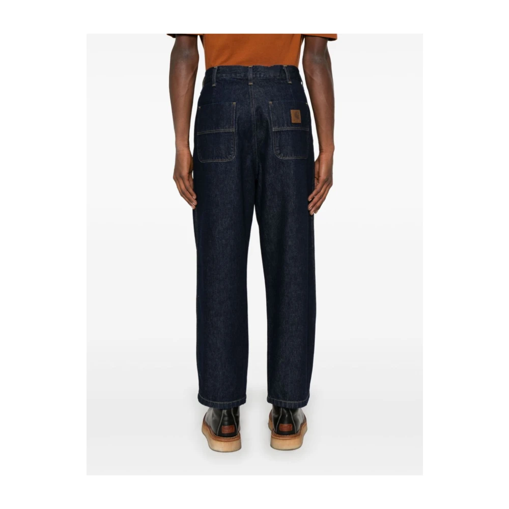 Carhartt WIP Wijde Broek Jace Pant Stijl Blue Heren
