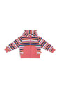 sweat-a-capuche-blanc-en-coton-pour-enfant-a-rayures-multicolores