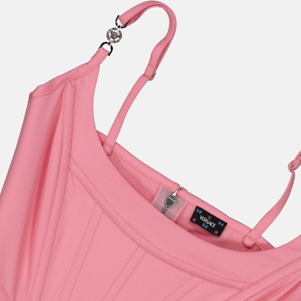 Versace Kort korset met verstelbare bandjes Pink Dames