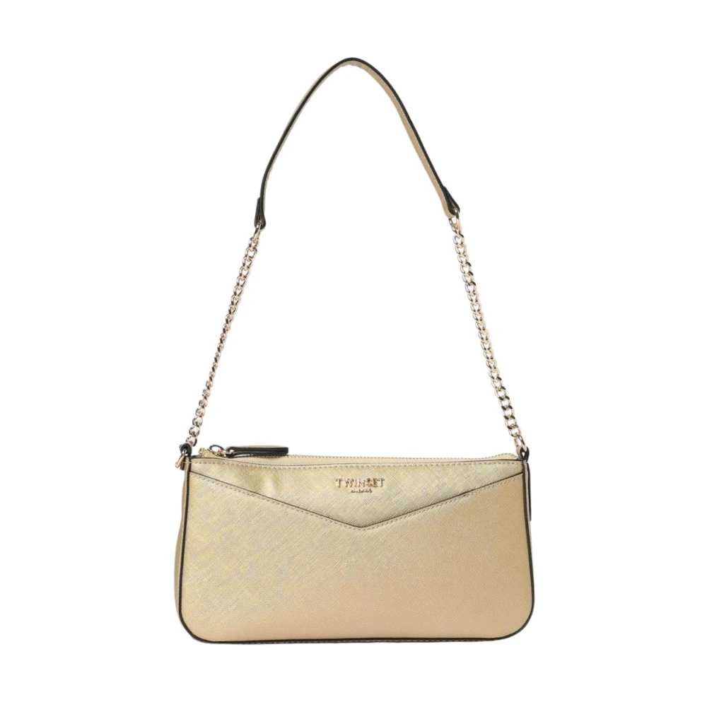 Twinset Women's Yellow Shoulder Bags, One Size, Chain Shoulder Bag