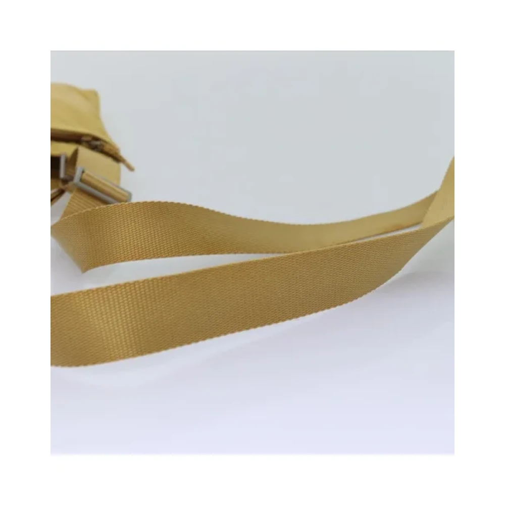Prada Vintage Pre-owned Nylon prada-bags Yellow Dames