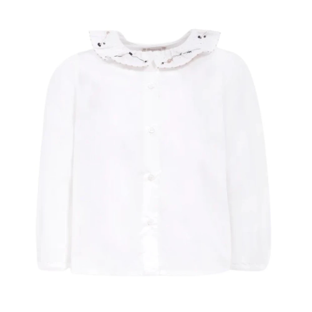 Bonpoint Girls White Stylish Shirts For Kids - Kids Blouses - 10 Y - Kids