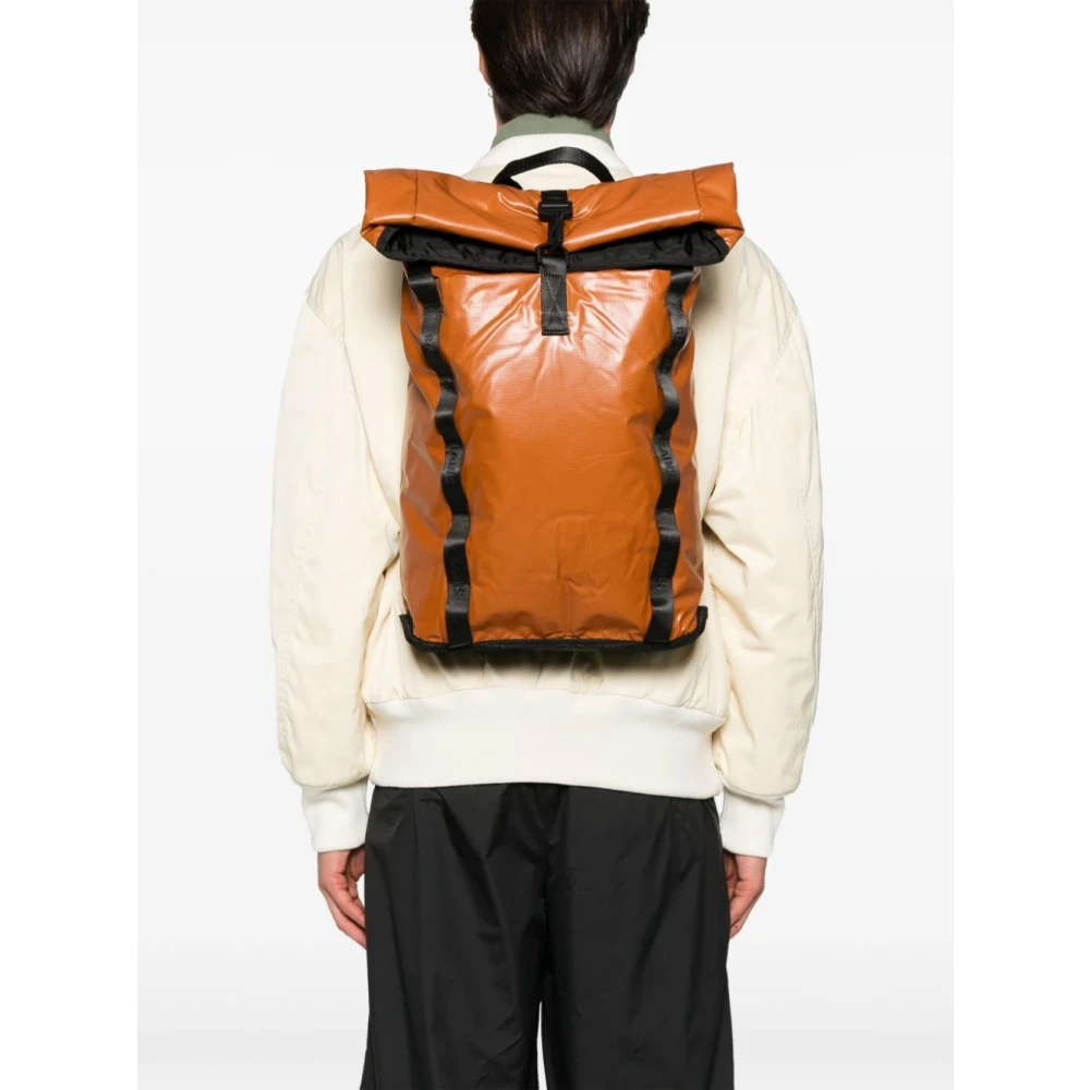 Rains Waterdichte Roltop Rugzak Brown Unisex