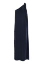 robe-longue-bleue-a-une-epaule-en-tissu-technique