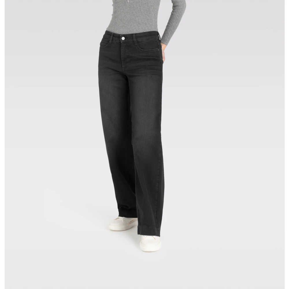 MAC Dream Wide Authentic Mega Flex Jeans Gray Dames