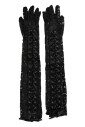 black-lace-elbow-length-gloves