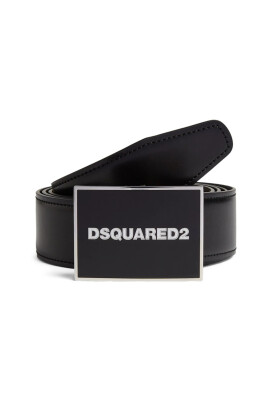 black-logo-plaque-buckle-belt-set