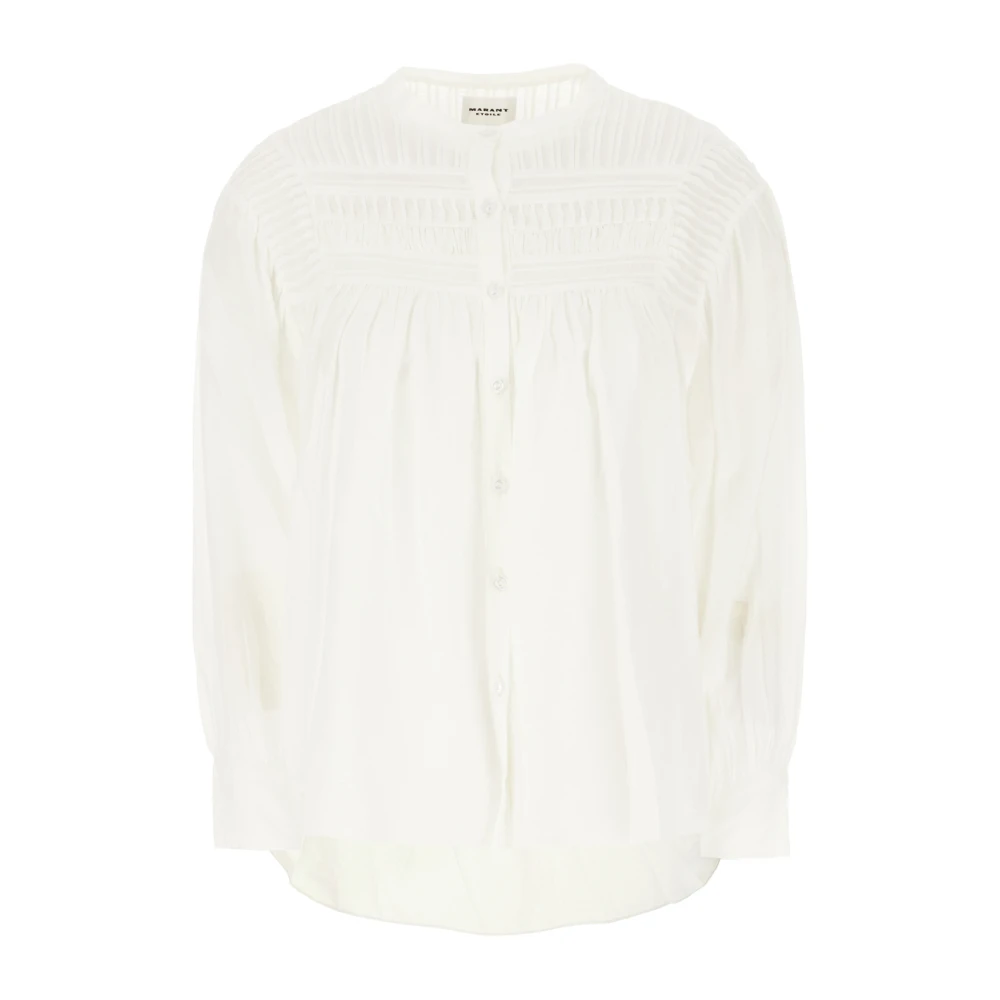 Isabel Marant Étoile Stilig Top för Trendy Looks White, Dam