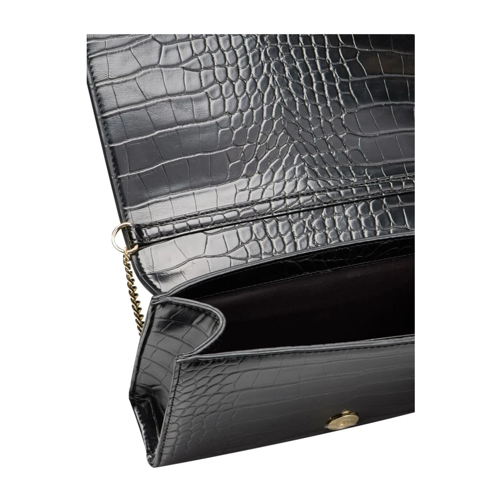 Love Moschino Crossbodytassen met kettingsluiting Black Dames