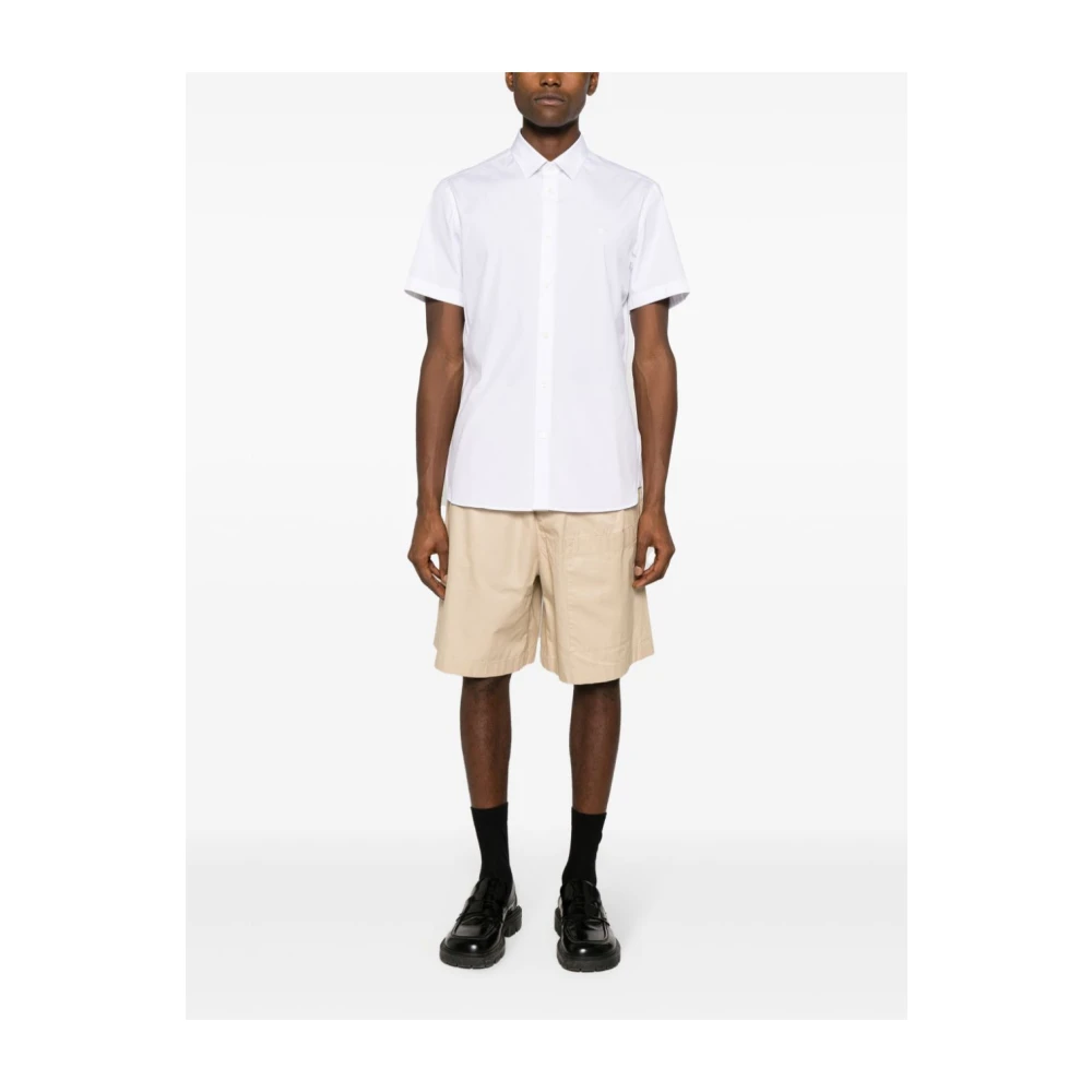 Burberry Witte Casual Overhemden White Heren