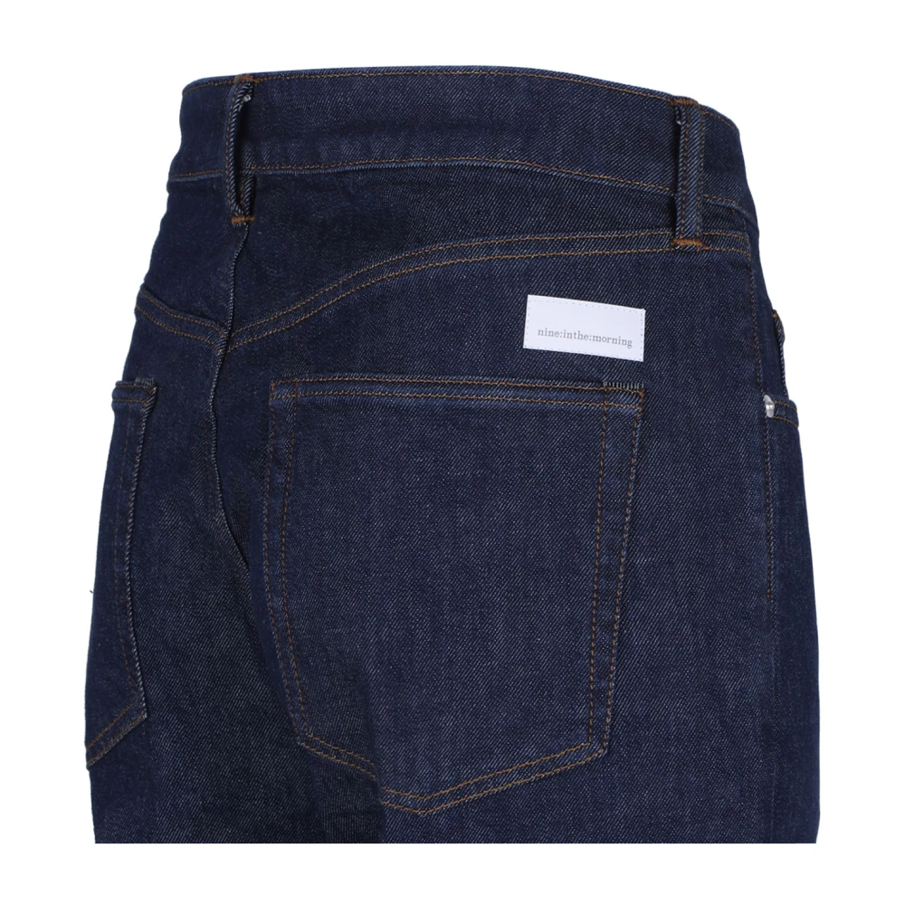Nine In The Morning Donkerblauwe Slim Jeans Blue Heren