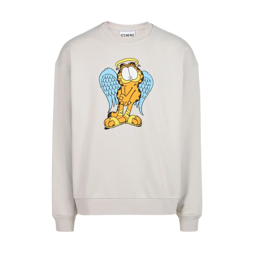 Iceberg Sweatshirt met Garfield ontwerp Gray Heren