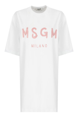 robe-blanche-en-coton-avec-logo