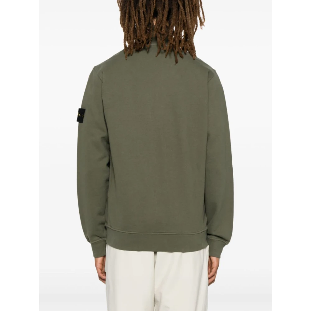 Stone Island Casual Gebreide Trui voor Mannen Green Heren