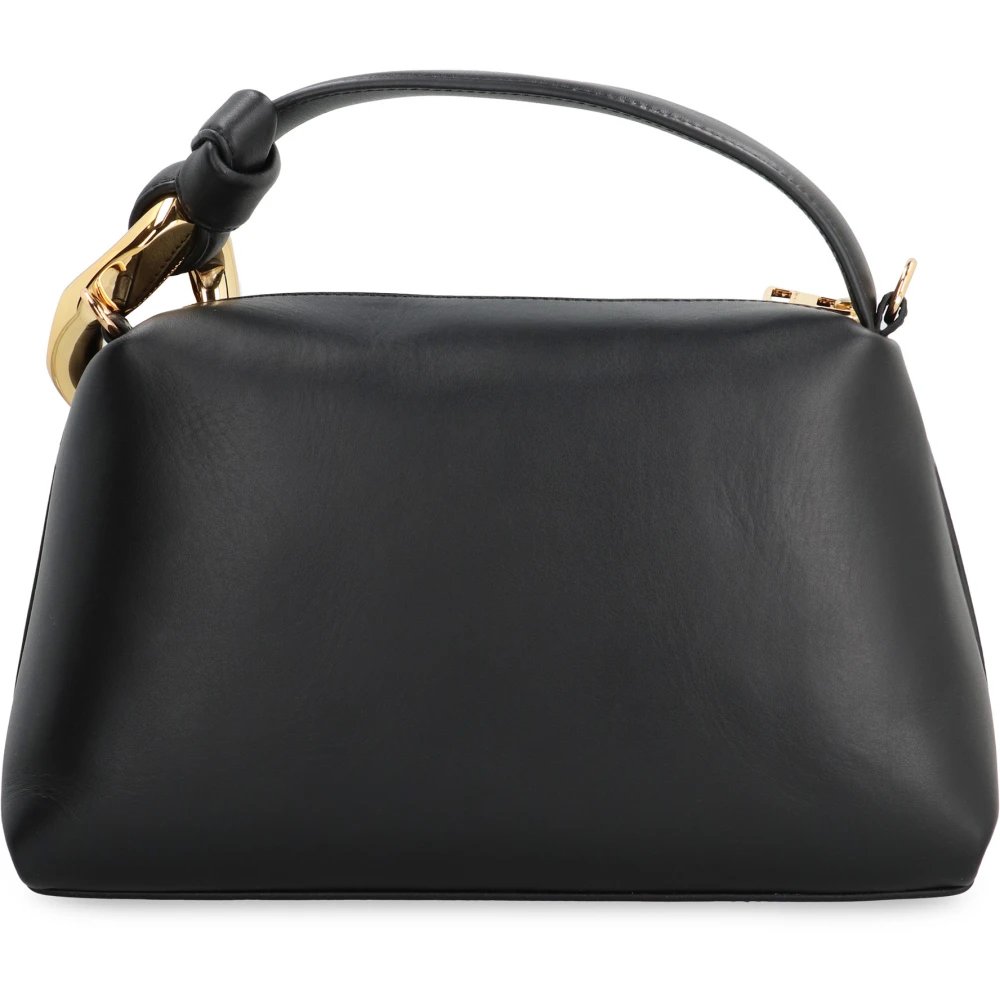 JW Anderson Leren handtas met bovenhandvat Black Dames