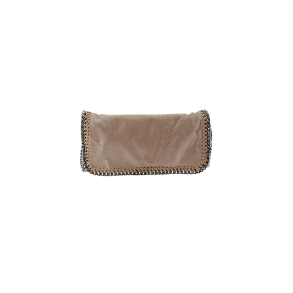 Stella McCartney Pre-owned Suede clutches Beige Dames