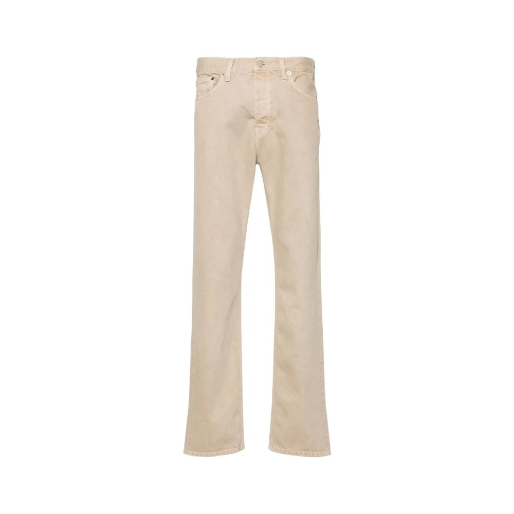 Sunflower Beige Straight Fit Jeans, Male, W33 L32, Wide Twist Jeans