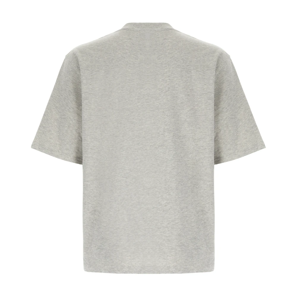 Ami Paris Casual Katoenen T-Shirt Gray Heren