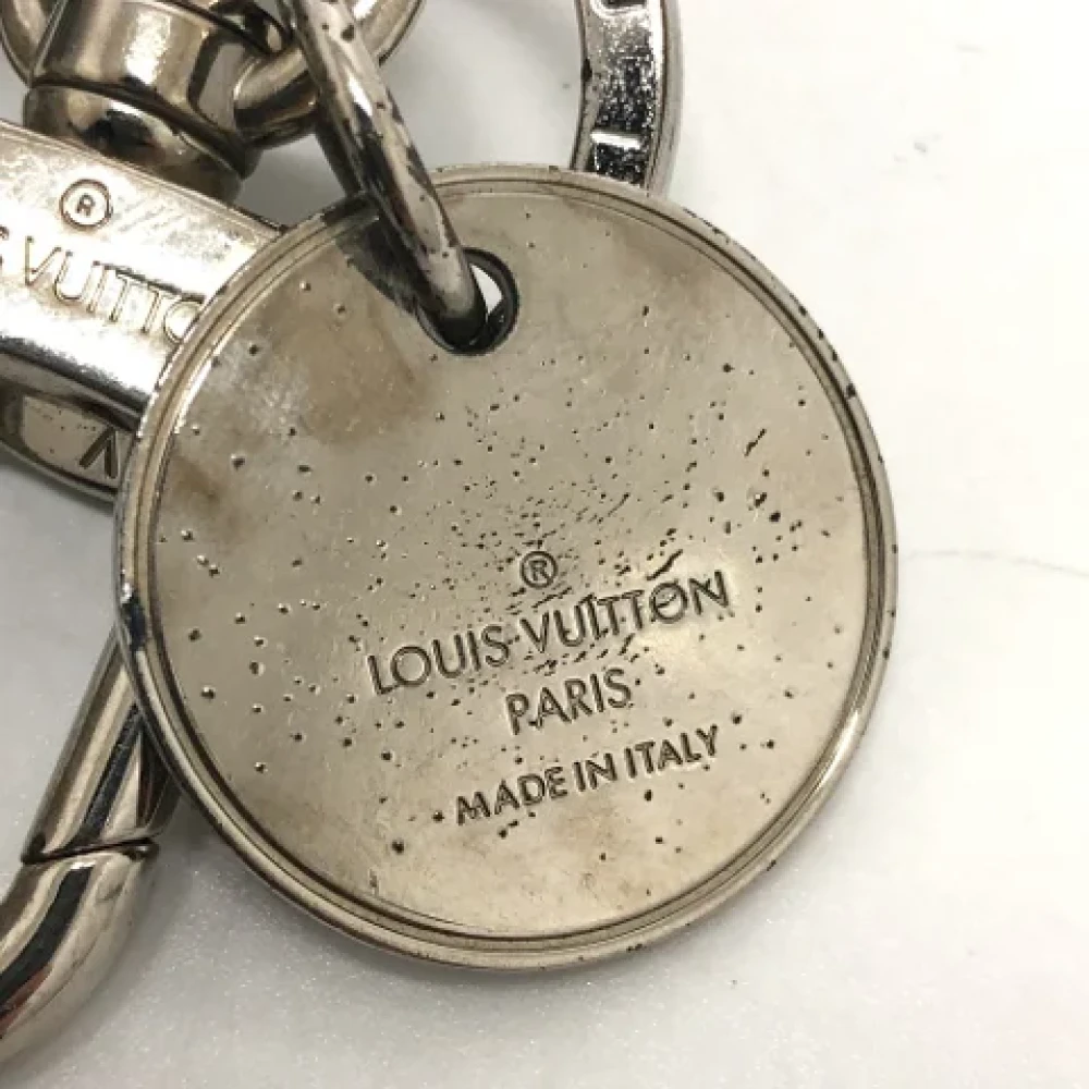 Louis Vuitton Vintage Pre-owned Fabric key-holders White Dames
