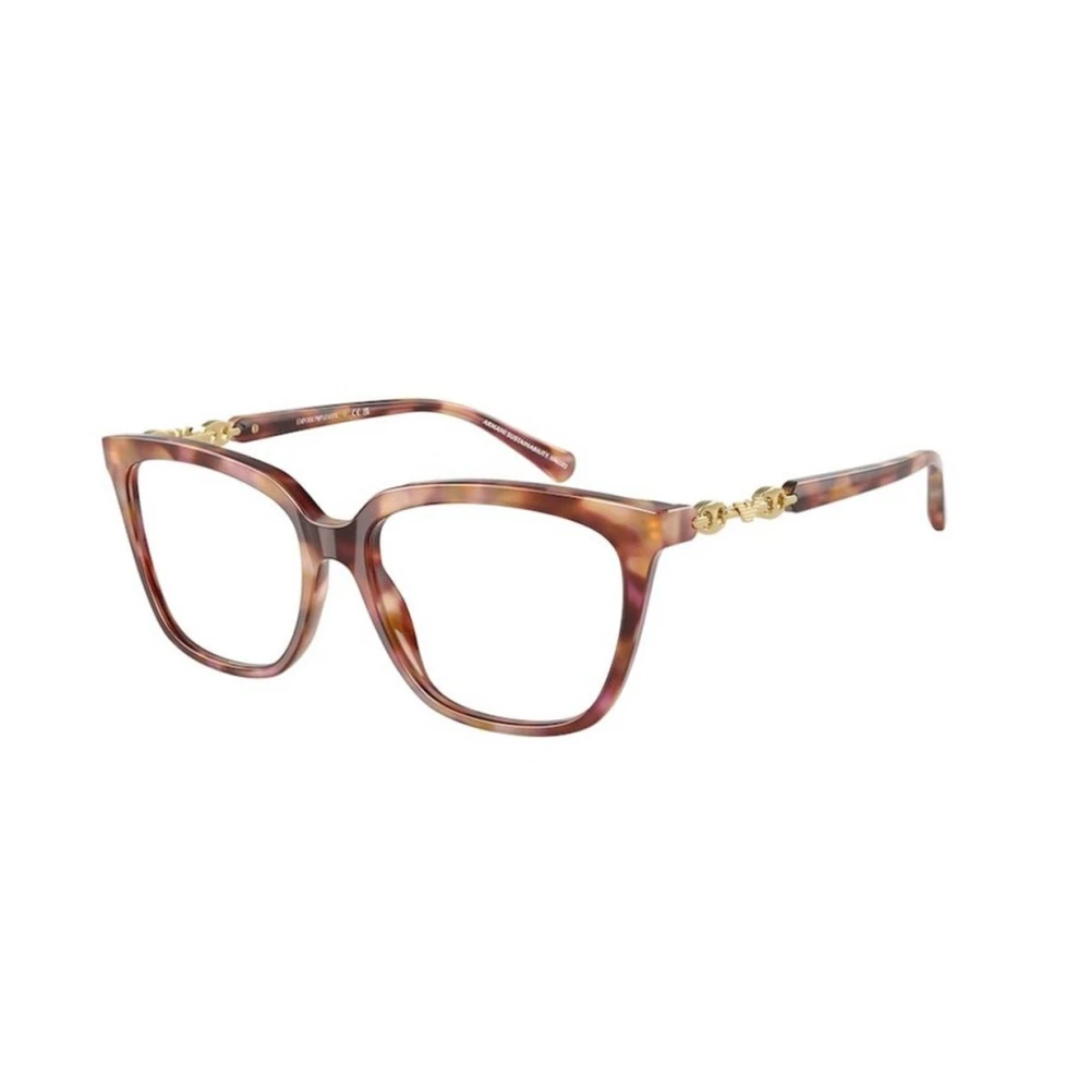 Emporio Armani Women's Red Glasses, 55 Mm, Optical Frame