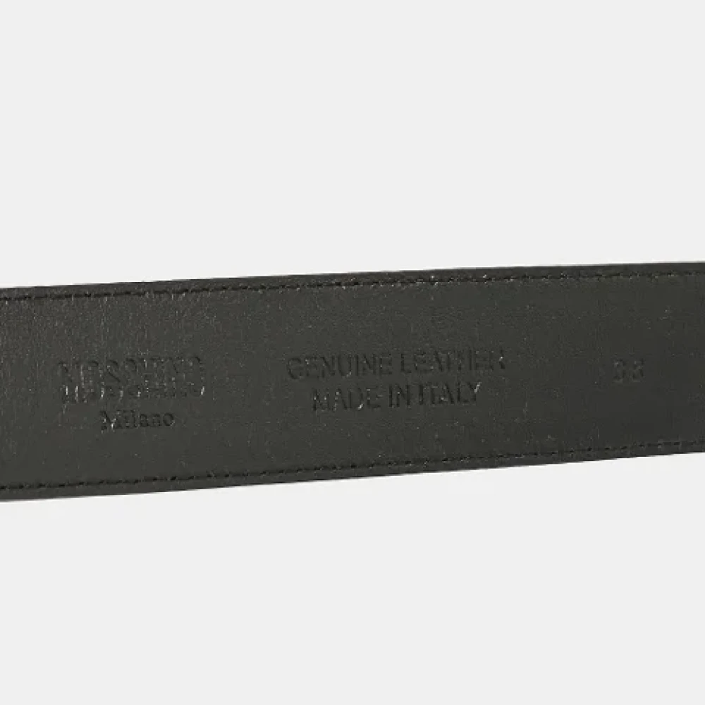 Moschino Pre-Owned Pre-owned Leather belts Black Dames
