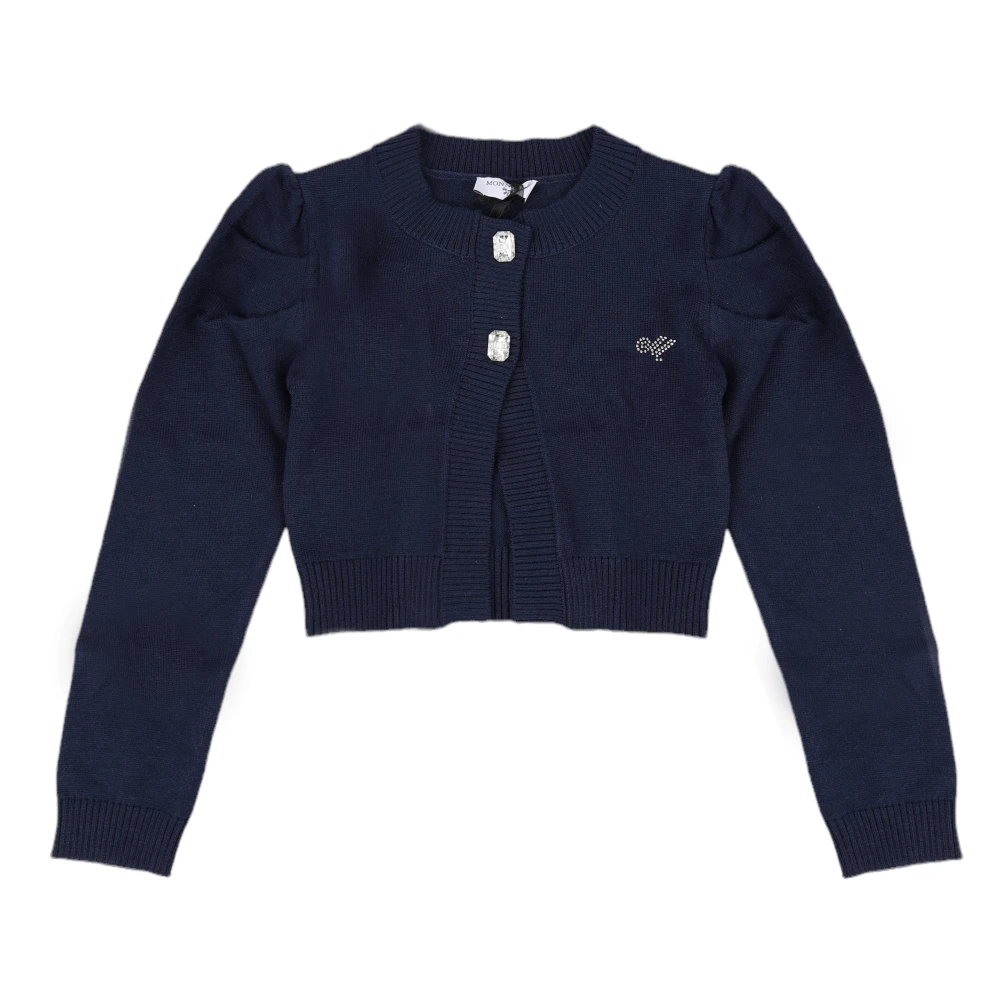 Monnalisa Barn Cardigan i Trendig Stil Blue, Flicka