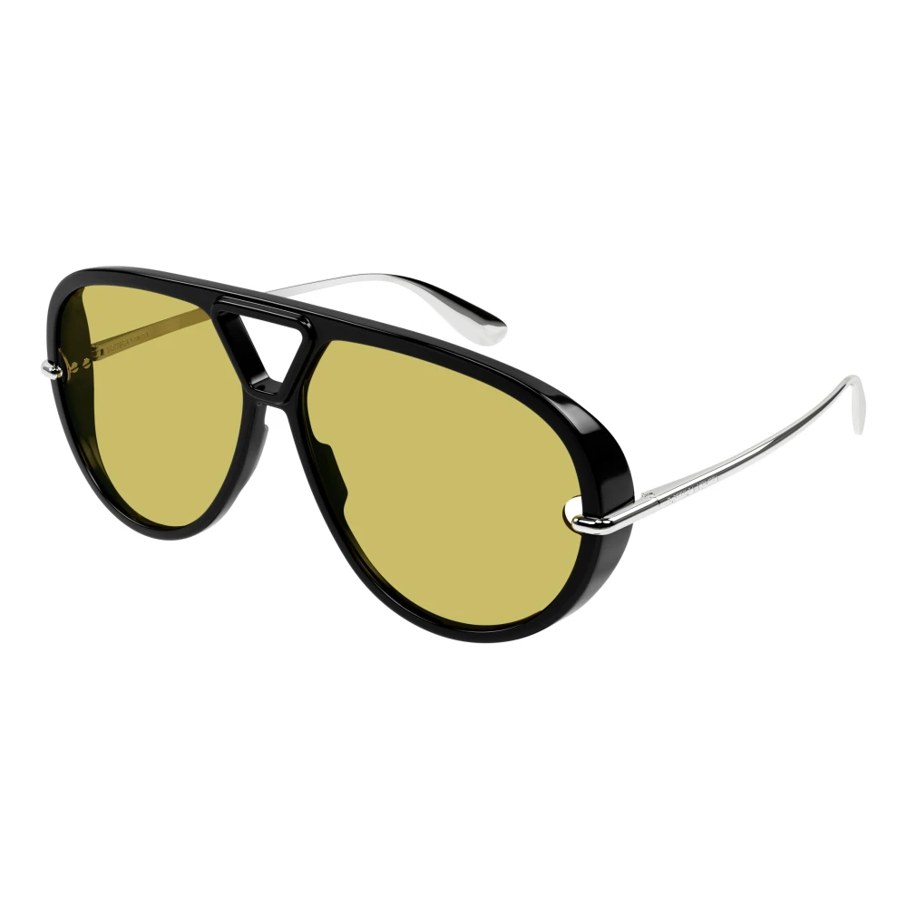 Bottega Veneta Classic Aviator Sunglasses - Female - Sunglasses - Black - 63 Mm - Accessories - Image 3