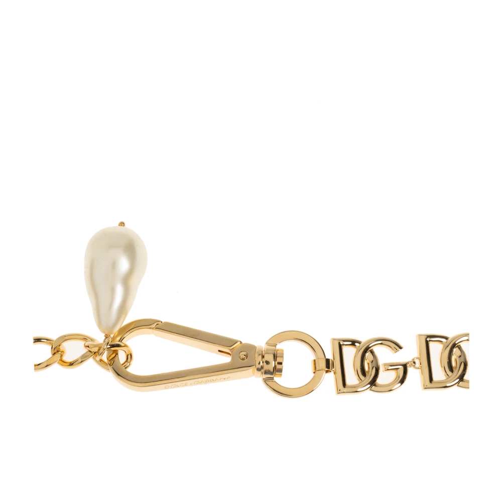 Dolce & Gabbana Riem met logo Yellow Dames