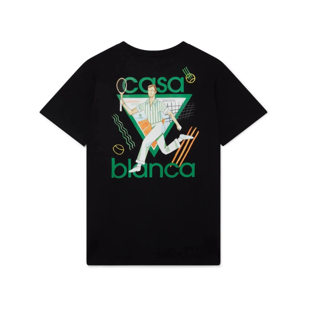 Casablanca Le Jeu T-Shirt Black Heren