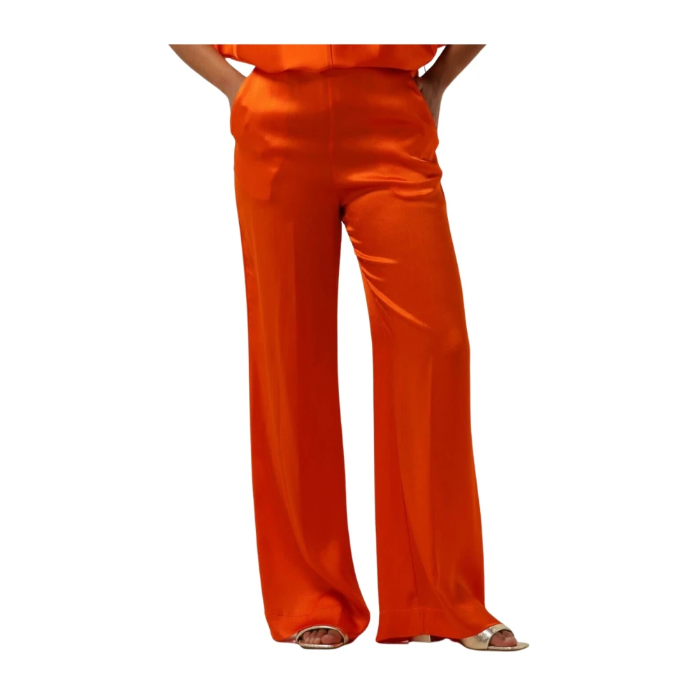 SEMICOUTURE Dames Broeken Emmerson Trousers Oranje