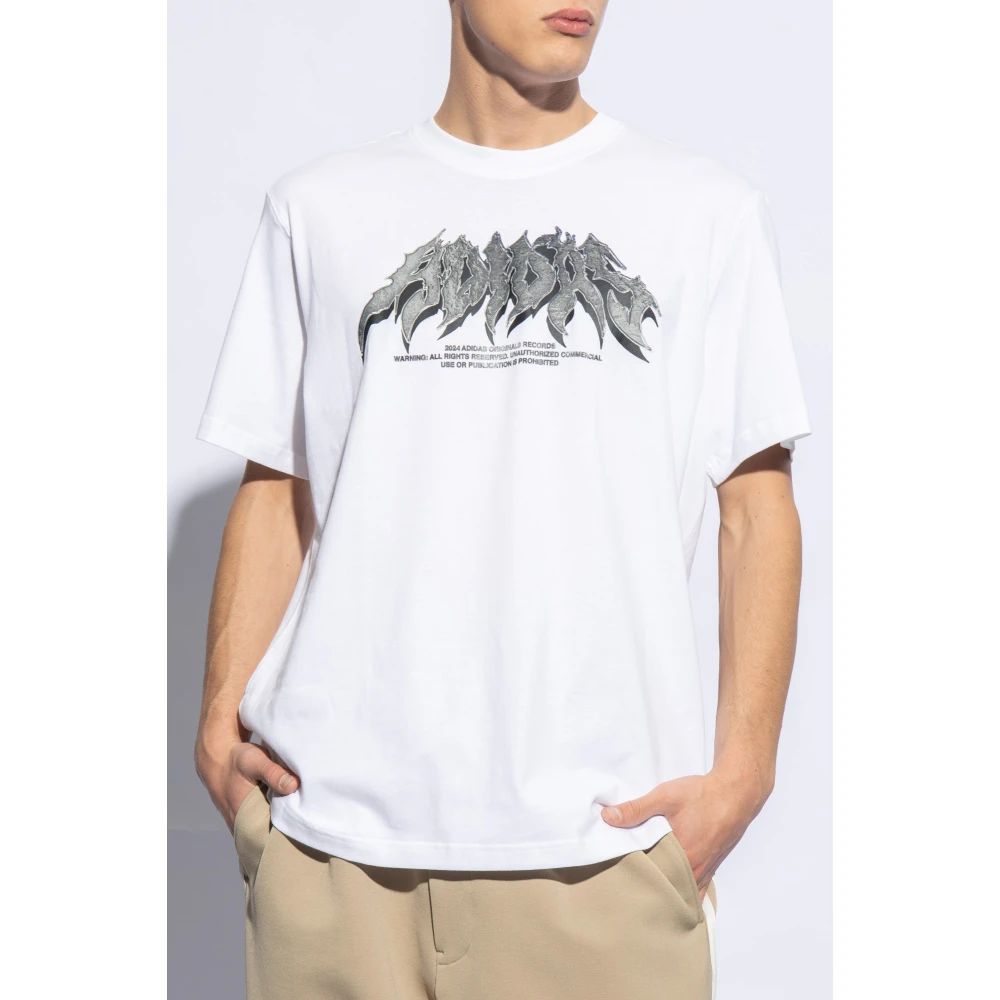 adidas Originals T-shirt met logo White Heren
