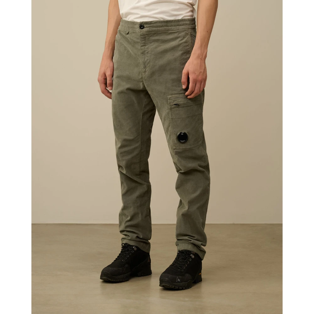 C.P. Company Cargo Elastische Taille Broek Green Heren