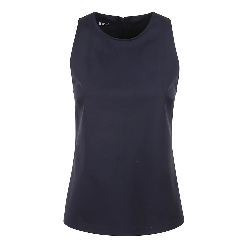 Max Mara Stijlvolle Sweaters met Calco Detail Blue Dames