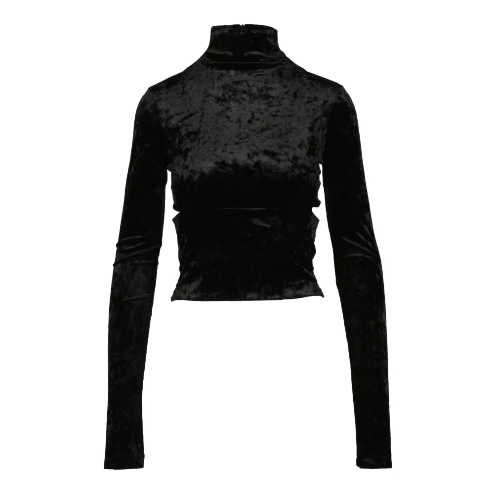 Pinko Stijlvolle Rekbare Top Black Dames