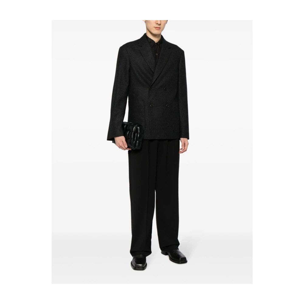 Dries Van Noten Stijlvolle Jas voor Mannen Gray Heren