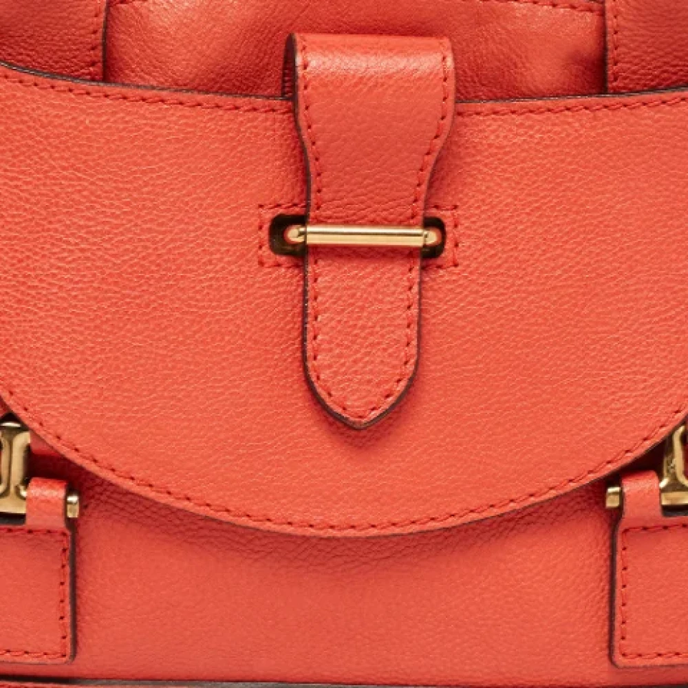 Chloé Pre-owned Leather handbags Orange Dames