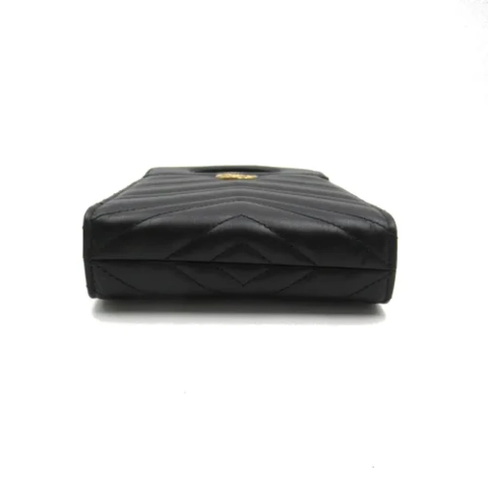 Gucci Vintage Pre-owned Leather gucci-bags Black Dames