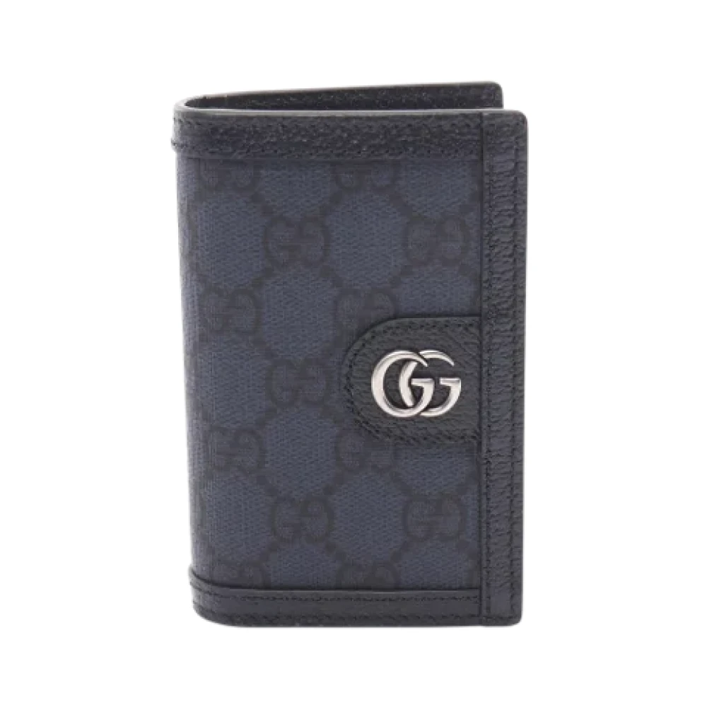 Gucci Vintage Pre-owned Leather wallets Blue Dames