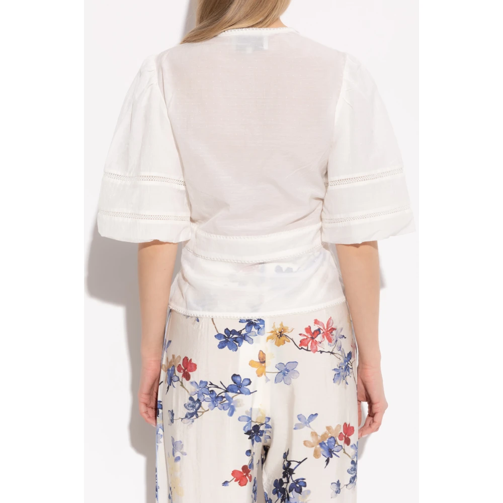 Munthe Korte mouw top Florise White Dames